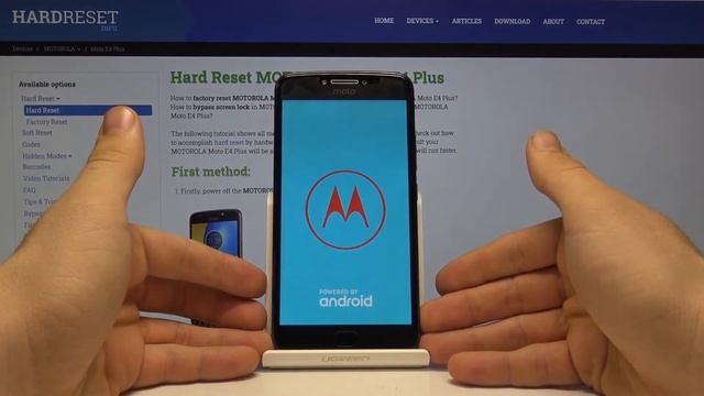 Как Включить Режим Factory в Motorola Moto E4 Plus - Заводской Режим смотреть онлайн