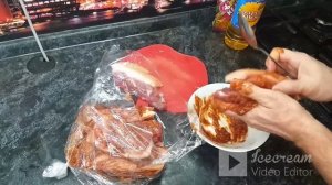 Сало по - быстрому (приготовленное в микроволновке).
