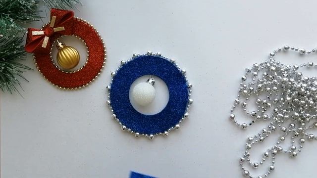 НОВОГОДНИЕ ИГРУШКИ СВОИМИ РУКАМИ / ПОДЕЛКИ на НОВЫЙ ГОД / Ёлочные игрушки своими руками / DIY смотреть онлайн