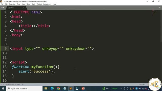 Keyboard Events in #JavaScript #javascripttutorials