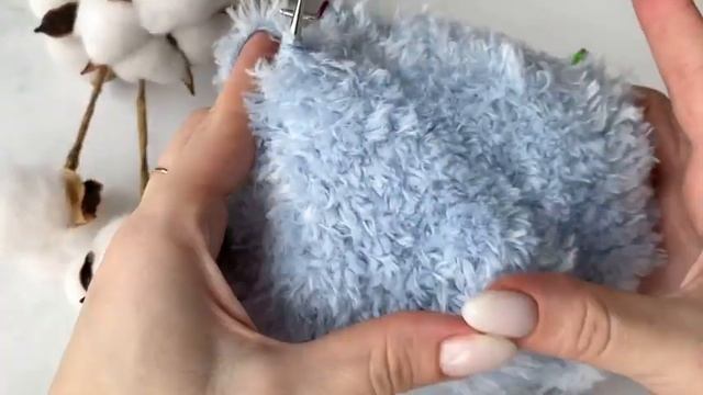 Меховая панама спицами / Шляпка спицами / Вязание спицами / Шапка спицами / Панамка спицами