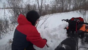 Испытание снегохода Arctic Cat M800 Polaris 850 Patriot, RMK 800,ТАЙГА ВАРЯГ 550,Русская механика