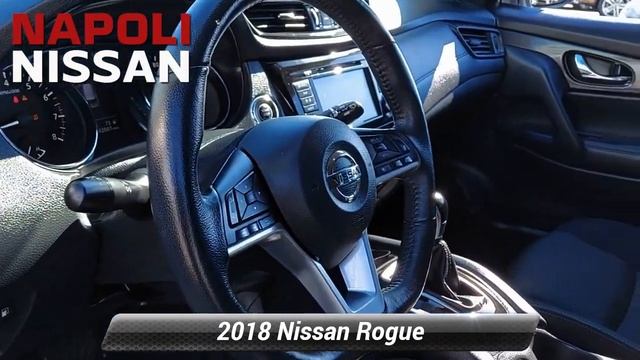 Certified 2018 Nissan Rogue SV, milford, CT T3415 смотреть онлайн
