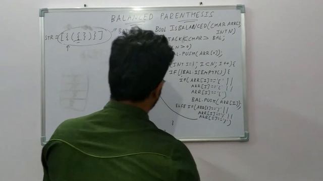 Lecture-8 || Checking Balanced Parenthesis with help of Stack смотреть онлайн