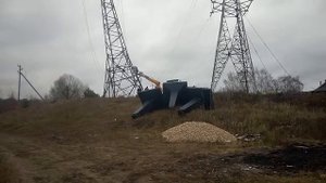 Демонтаж анкерной опоры +10