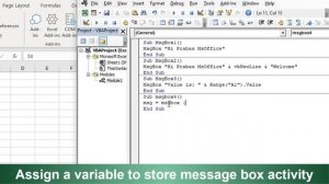 Excel VBA Basics | Message Box in Excel Using VBA Code in Tamil | Prabas MS Office