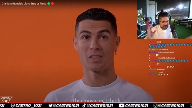 REACTING TO CRISTIANO RONALDO PLAYING TRUE OR FALSE! смотреть онлайн
