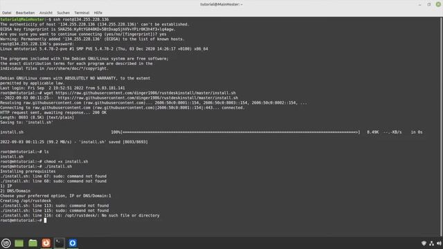 Installation eines RustDesk Servers смотреть онлайн