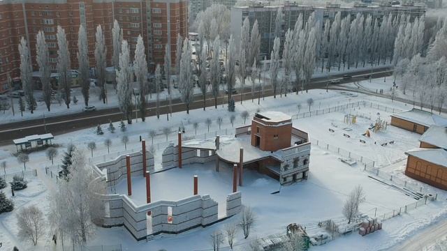 Зимняя сказка храм святых мучениц Веры Надежды Любови и их матери Софии г. Курска