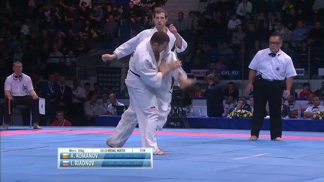 II KWU WC Final M-85kg. Riadnov Igor (Russia) Vs. Komanov Aleksandar (Bulgaria)