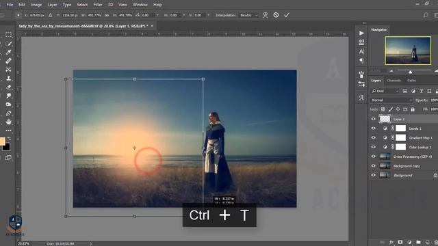 Photo editing in PHOTOSHOP CC 2017 | Tutorial For beginner смотреть онлайн