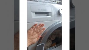 Сушильная машина Bosch WTW85469OE-Первый запуск