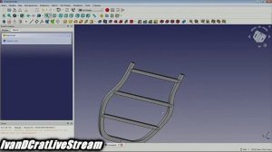 Модель в FreeCAD с нуля до фрезеровки. Кораблик (неудачный проект) нарезка стрима