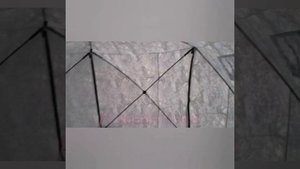 Палатка куб утепленная двухкомнатная 440 × 220