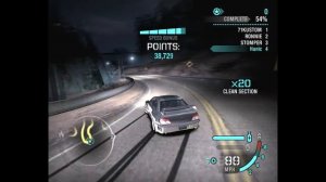 Devil's Creek Pass 1.3 million+ Canyon Drift Run - Need for Speed Carbon