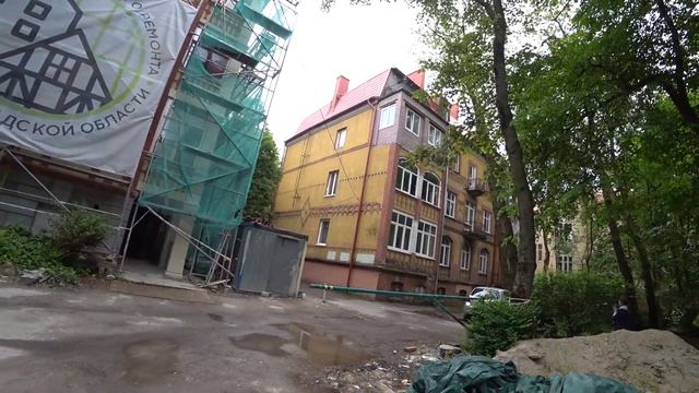 Königsberg №17. Архитектура спальных районов Калининграда. Прогулка по улице Калининграда.