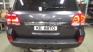 Toyota Land Cruiser 200 замена задней оптики + HPL