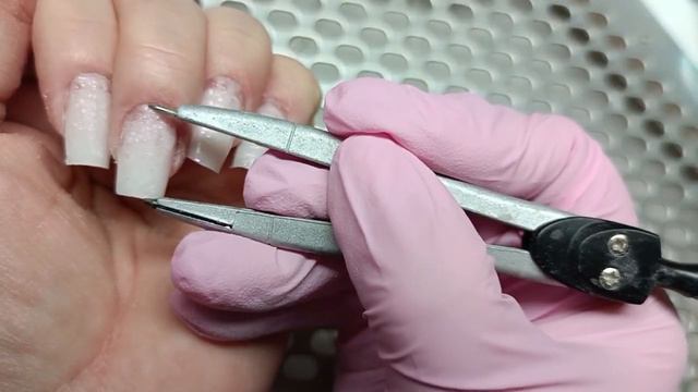 Коррекция верхними формами себе и эффект плëнок на ногтях смотреть онлайн