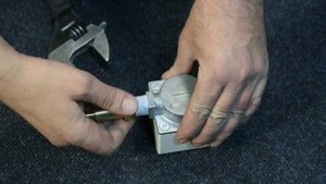 Монтаж бытового счетчика газа СГ 1Сгон с накидной гайкой