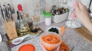 Вкусный и простой салат с морковью по-корейски !#едаэтоискусство