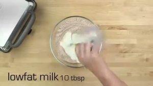 Простой рецепт вафель с коктейлем Гербалайф