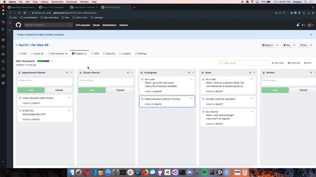 GitHub Projects/Kanban Overview