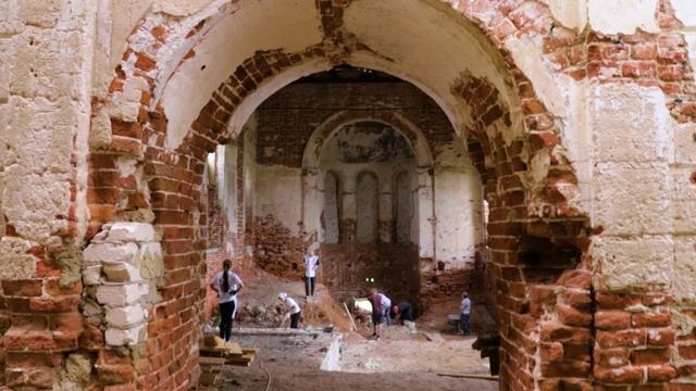 Подготовка Свято-Владимирской церкви к консервации