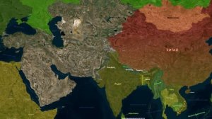 Столицы Азии, карта