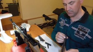 Чистка СКС (ВПО-208) под дружескую беседу (там не скучно)