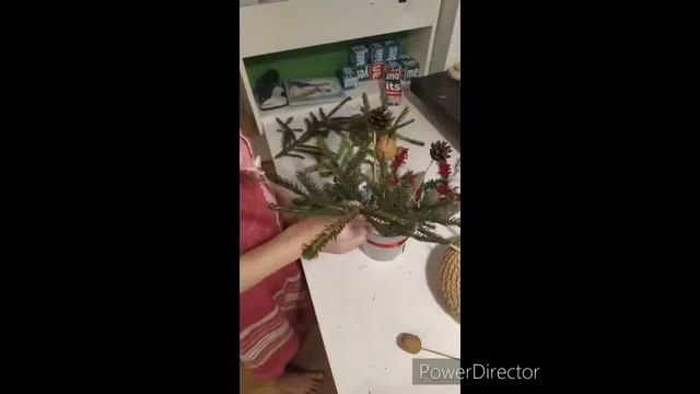 Дементьева Милослава , МК Елочка в вазе