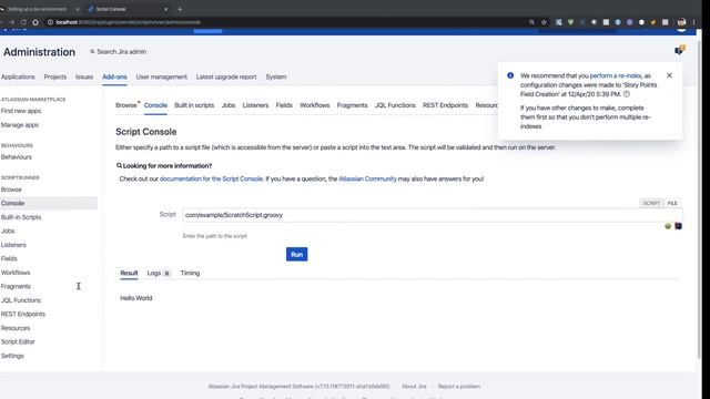 ScriptRunner - Use IntelliJ for writing scripts efficiently