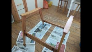 Реставрация старого кресла.