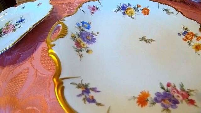 РОСКОШНЫЙ?НЕМЕЦКИЙ?ФАРФОР?ОБЗОР??ГЕРМАНИЯ БАРАХОЛКА