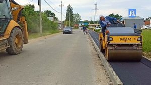 Завершается строительство тротуара на улице Гаражной