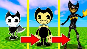 Как менялся БЕНДИ ЧЕРНИЛЬНАЯ МАШИНА и его жизненный цикл в майнкрафт ! Эволюция BENDY MINECRAFT