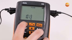 Манометрический коллектор Testo 549/550/557. Making Basic Settings EN
