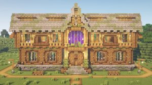 Учебник по майнкрафту, как построить идеальный деревянный дом, minecraft.
