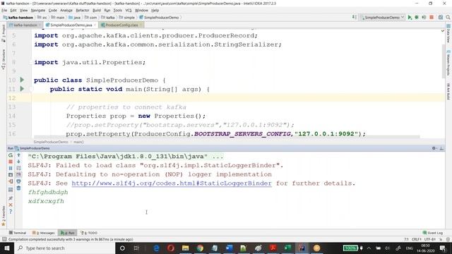 KAFKA producer api java app 14 06 2020 смотреть онлайн