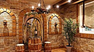 Декоративный кирпич в интерьерах помещений. Часть 5