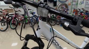 Велосипед горный женский  COMIRON SAKURA 26"колеса;  рама 17";  21-ск   белый неон УТ-00002520