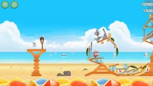ПРОХОЖДЕНИЕ Angry Birds Rio_ BEACH VOLLEY - Level 5-4 (3 ЗВЕЗДЫ)