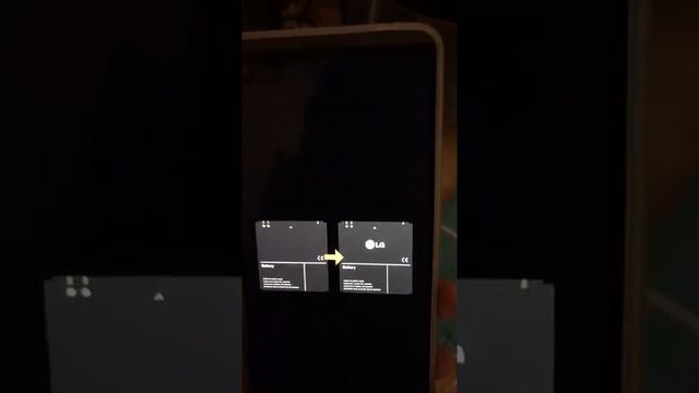 LG v20 ошибка не родной АКБ