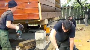 Подъём дома на 70 сантиметров! Как поднять дом?