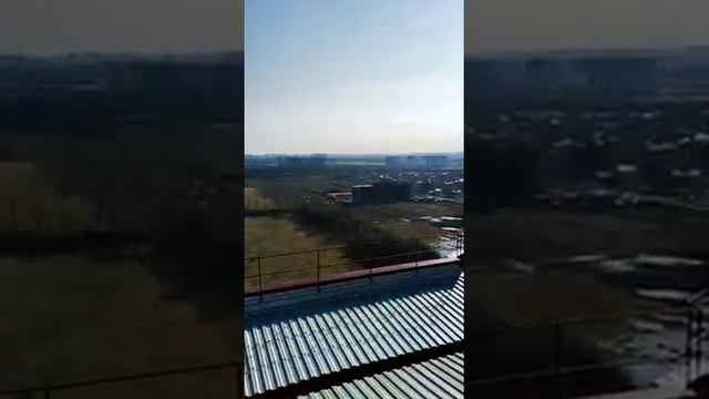жк Губернский Краснодар вид с уровня 25 этаж(крыша)