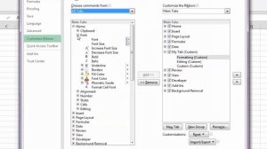 Custom tab in excel | Make your won Tab in Excel Menu bar | Customize Ribbon