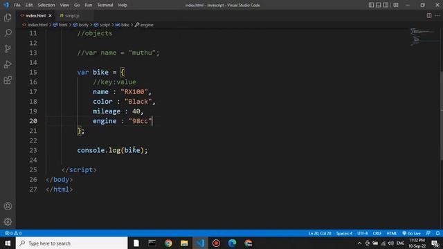Objects In JavaScript In Tamil | JavaScript Tutorial In Tamil | Frontend Forever |