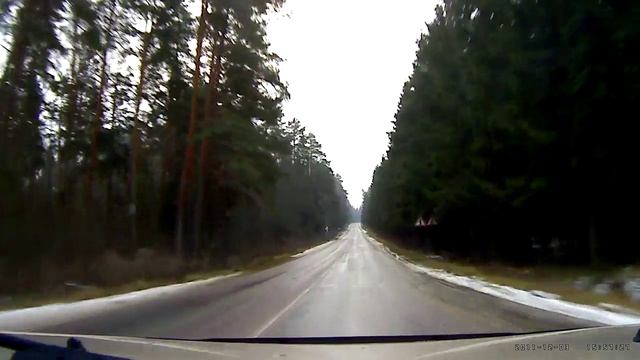 День, загородное шоссе. Передняя камера. смотреть онлайн