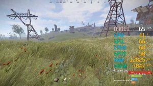 GeForce RTX 3050 -- AMD Ryzen 5 5600G -- Rust FPS Test