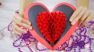 3 ИДЕИ ПОДАРКОВ на День Матери своими руками Открытка сердце для Мамы поделки и
