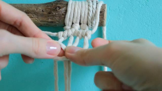 Бохо панно в технике макраме. Мастер класс. 1 Часть_[360p] смотреть онлайн